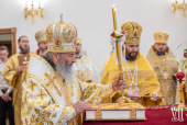 Блаженнейший митрополит Онуфрий возглавил престольные торжества в киевском храме в честь Собора славных и всехвальных 12-ти апостолов
