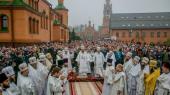 Более 100 тысяч верующих почтили память монахини Алипии (Авдеевой) в Голосеевском монастыре Киева в 30-ю годовщину со дня ее кончины