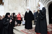 Святейший Патриарх Кирилл посетил Владычний Введенский женский монастырь в подмосковном Серпухове