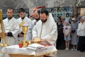 В 14-ю годовщину теракта в Беслане архиепископ Владикавказский Леонид совершил Литургию в стенах школы № 1