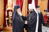 Председатель Отдела внешних церковных связей встретился с Патриархом Иерусалимским Феофилом III