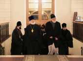Делегация Архиепископии западноевропейских приходов посетила Московский епархиальный дом — место проведения Поместного Cобора 1917-1918 гг.