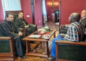 Патриарший экзарх Африки встретился с атташе по вопросам культуры и образования посольства Буркина-Фасо в России