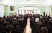 Митрополит Волоколамский Иларион выступил с лекцией в Московской духовной академии