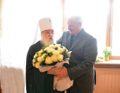 Президент Беларуси Александр Лукашенко встретился с почетным Патриаршим экзархом всея Беларуси митрополитом Филаретом