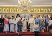 В день памяти равноапостольных Мефодия и Кирилла на подворье Русской Церкви в Бейруте была совершена Божественная литургия