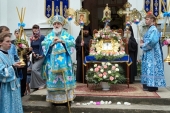Патриарший экзарх всея Беларуси возглавил торжества по случаю престольного праздника Успенского Жировичского монастыря