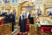 Святейший Патриарх Кирилл посетил храмовый комплекс преподобного Серафима Саровского в Казани