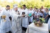 В праздник Преображения Господня Патриарший экзарх всея Беларуси совершил Литургию в Спасо-Преображенском храме г. Минска