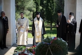 В День Победы ректор Санкт-Петербургских духовных школ совершил заупокойную литию в Подгорице (Черногория)