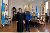 Состоялась встреча митрополита Астанайского и Казахстанского Александра с генеральным консулом России в Алма-Ате