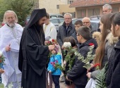 Сербский иерарх посетил храм Русской Православной Церкви в Страсбурге