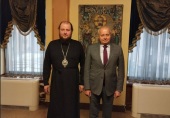 Состоялась встреча архиепископа Подольского Аксия с послом России в Армении
