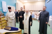 Митрополит Санкт-Петербургский и Ладожский Варсонофий освятил первый в Санкт-Петербургской епархии лицензированный детский сад с православным компонентом