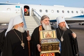 Состоялось принесение ковчега с частицей Пояса Пресвятой Богородицы в Астраханскую область
