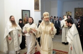 Председатель Синодального отдела по монастырям и монашеству освятил храм в честь священномученика Евгения Херсонесского в Богородице-Рождественском ставропигиальном монастыре