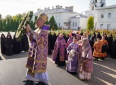 Патриарший экзарх всея Беларуси возглавил престольные торжества Крестовоздвиженского собора Спасо-Евфросиниевского монастыря г. Полоцка