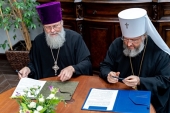 Подписано соглашение о сотрудничестве между Сретенской духовной академией и Кузбасской духовной семинарией