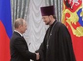 Президент России вручил знак отличия «За благодеяние» директору детского хосписа Санкт-Петербургской епархии