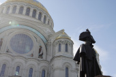 Памятник праведному воину Феодору Ушакову открыли в Кронштадте